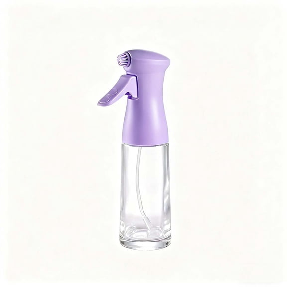 Cooking Spray Bottle 200ml Glass Oil Mister for Kitchen Air Fryer Grilling with Adjustable Nozzle No Drip Easy Clean Multi Purpose Olive Oil Dispenser Cooking Tool