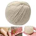 thumbnail image 1 of Craft String Roll Cozival Natural Cotton Cooking & Craft String - 1.5Mm Roll (~70M) for Tying Meat, Zongzi, Crab Tags & Diy Projects, Versatile Kitchen & Homemade Tool, Homemade Twine, Beige, 1 of 8