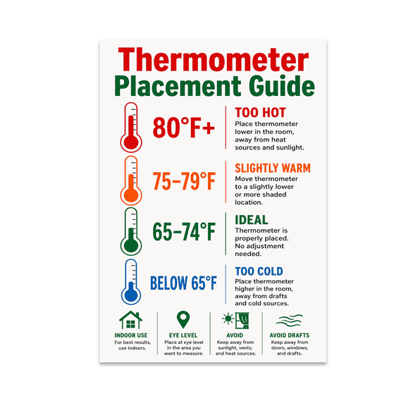 Cooking Temperature Reference Chart - Home Cooks - 13x19 Poster Print