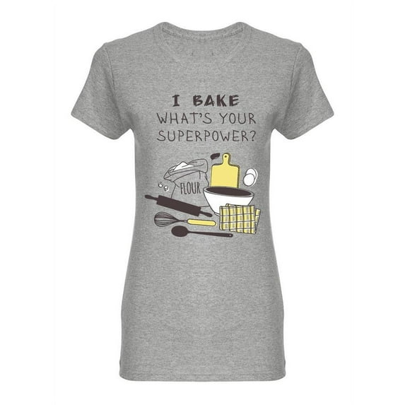 Cooking Tools Shaped T-Shirt Women -Image by Shutterstock, Female Large