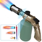 Cooking Torch for Kitchen, Adjustable Flame Food Torch with Auto Ignition for BBQ, Cr me Br l e and Outdoor Cooking