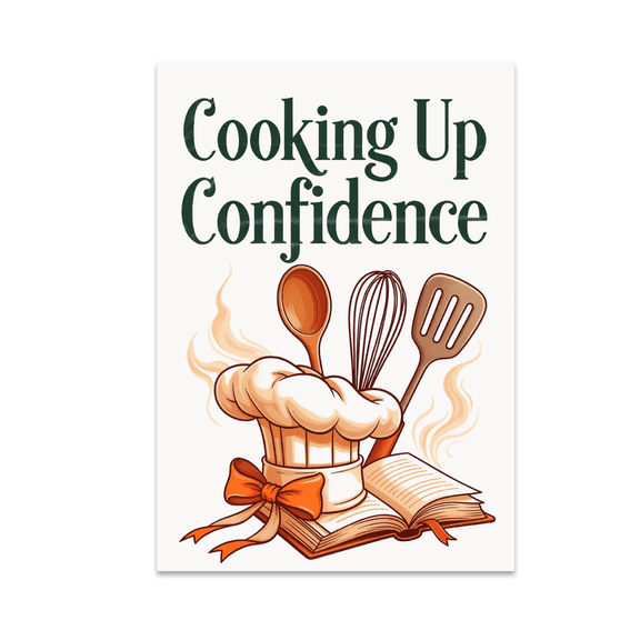 Cooking Up Confidence Culinary Wall Art - Cooking Enthusiast - 13x19 Poster Print