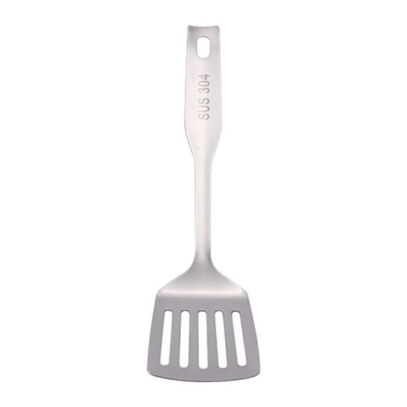 Cooking Utensil Kitchen Set - 304 Stainless Steel, Hygienic Polished Finish, Easy-Clean Design, Compact Ergonomic Handles, Space-Saving Hanging Hook