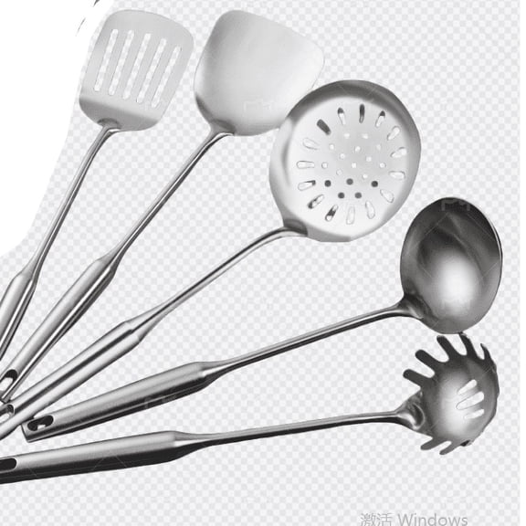 Cooking Utensil Set, Stainless Steel Kitchen Utensil Set, Nonstick Kitchen Gadgets Cookware Set with Spatula