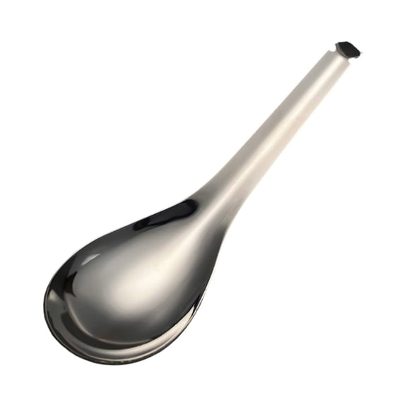 Cooking Utensils 304 Stainless Steel Slotted Spoon/Solid Spoon, Durable Long Handle Pepper Big Slotted Spoon for Home Kitchen Drain Oil Hot Pot Slotted Spoon, 1Pc, Easy to Clean(Silver,6.7x1.6")