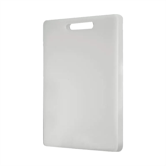 Cooking Utensils Chopping Non Juice Feet Kitchen Board for Dining Bar and Home Cooking, 11.88 inch, White