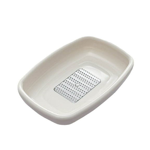 Cooking Utensils Garlic Grater Plate for Handheld Mincer and Kitchen Grater Tool for Garlic Onion Cheese Chocolate Vegetables Fruits in Culinary Set