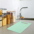 thumbnail image 1 of Cooking Utensils Nonslip Chopping Board Food Cutting Block Mat for Kitchen Prep and Safe Food Handling, 11.42*7.84 inch, Mint Green, 1 of 9
