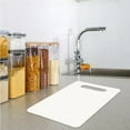thumbnail image 1 of Cooking Utensils Nonslip Chopping Board Food Cutting Block Mat for Kitchen Prep and Safe Food Handling, 11.42*7.84 inch, White, 1 of 9