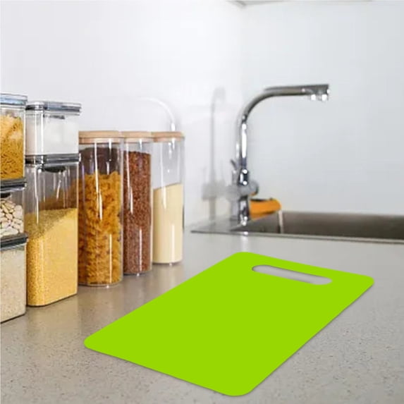 Cooking Utensils Nonslip Cutting Board Mat for Safe Food Prep Kitchen Tool and Cook Supplies, 11.42*7.84 inch, Green