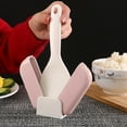 thumbnail image 1 of Cooking Utensils Rice Spoon Holder with Cover Automatic Opening Design Kitchen Organizer Tool Easy to Clean Grey Kitchen Accessory, 1 of 4