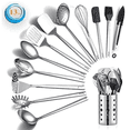 thumbnail image 1 of Cooking Utensils Set, 13 Pieces Kitchen Utensils Set, Kitchen Tools Set With Utensil Holder Non-Stick And Heat Resistant,Dishwasher Safe, Easy to Clean (13 Packs), 1 of 6