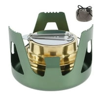 Cooking Utensils Set Clearance! Backpacking Stove Portable Stainless Outdoor Fuel Stove Lightweight Brass Spirit Burner for Bbq Camping Hiking Picnic Stove*1