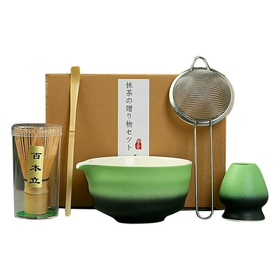 Cooking Utensils Set Glass Matcha tea set of 5 pieces