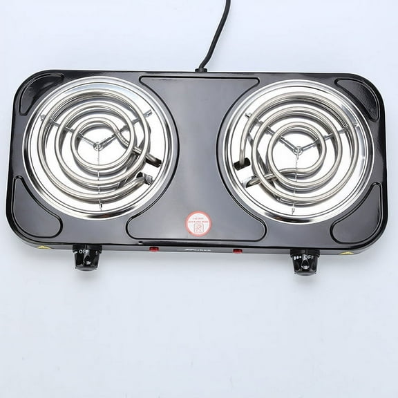 Cooking Utensils Set,Multifunction Double Burner 2000W White