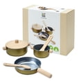 thumbnail image 1 of PlanToys® Wooden Cooking Utensils Set for Montessori Inspired Pretend Play , Practical Life, Creativity and Social Skill Development , Eco Friendly Wooden Kitchen Utensil Toys for Imaginative Cooking, 1 of 8