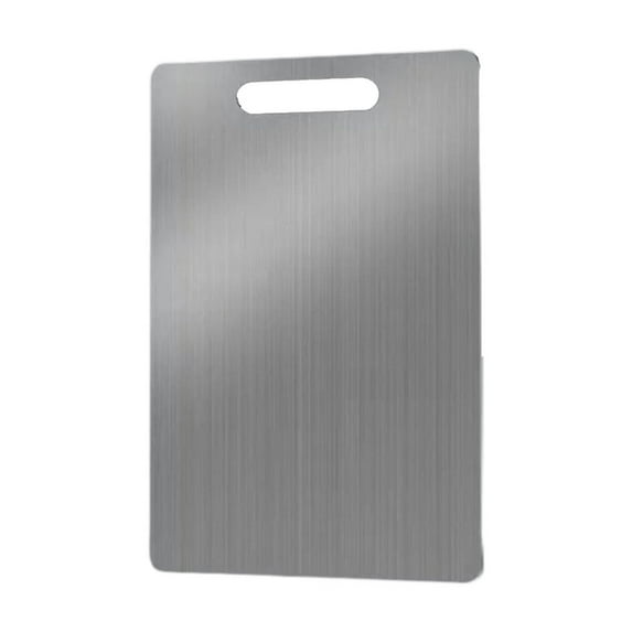 Cooking Utensils Titanium Cutting Board Pure Titanium for Kitchen Double Food Grade Ideal for Chopping Meats Fruits and Vegetables 1 Pack