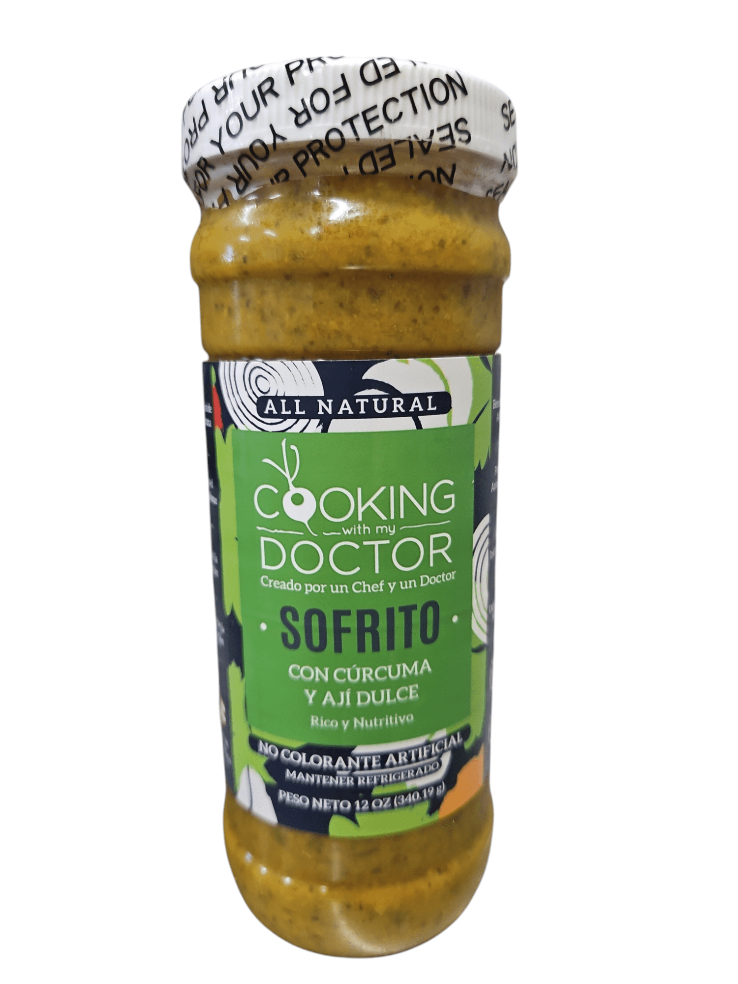 Cooking With My Doctor Sofrito Turmeric, 12oz Bottle