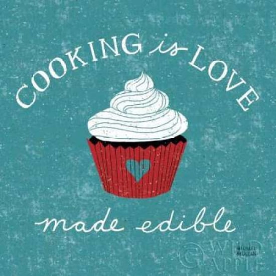 Cooking is Love Canvas Art - Michael Mullan (24 x 24)