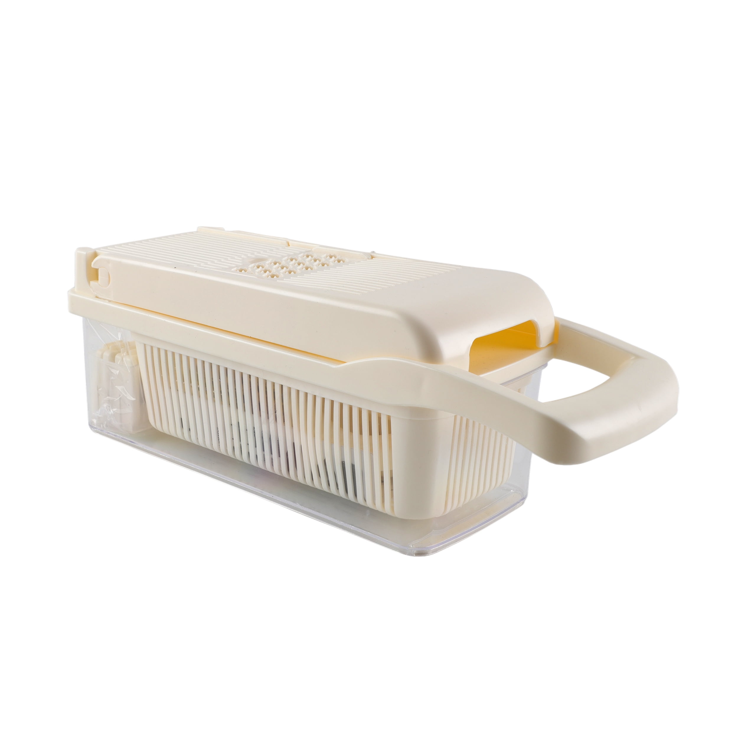 Cook with Color 14-in-1 Hand Food Chopper, Dicer, & Slicer with Container for Veggie, Cheese, Onion, & Potato, Versatile & Efficient Vegetable Cutter