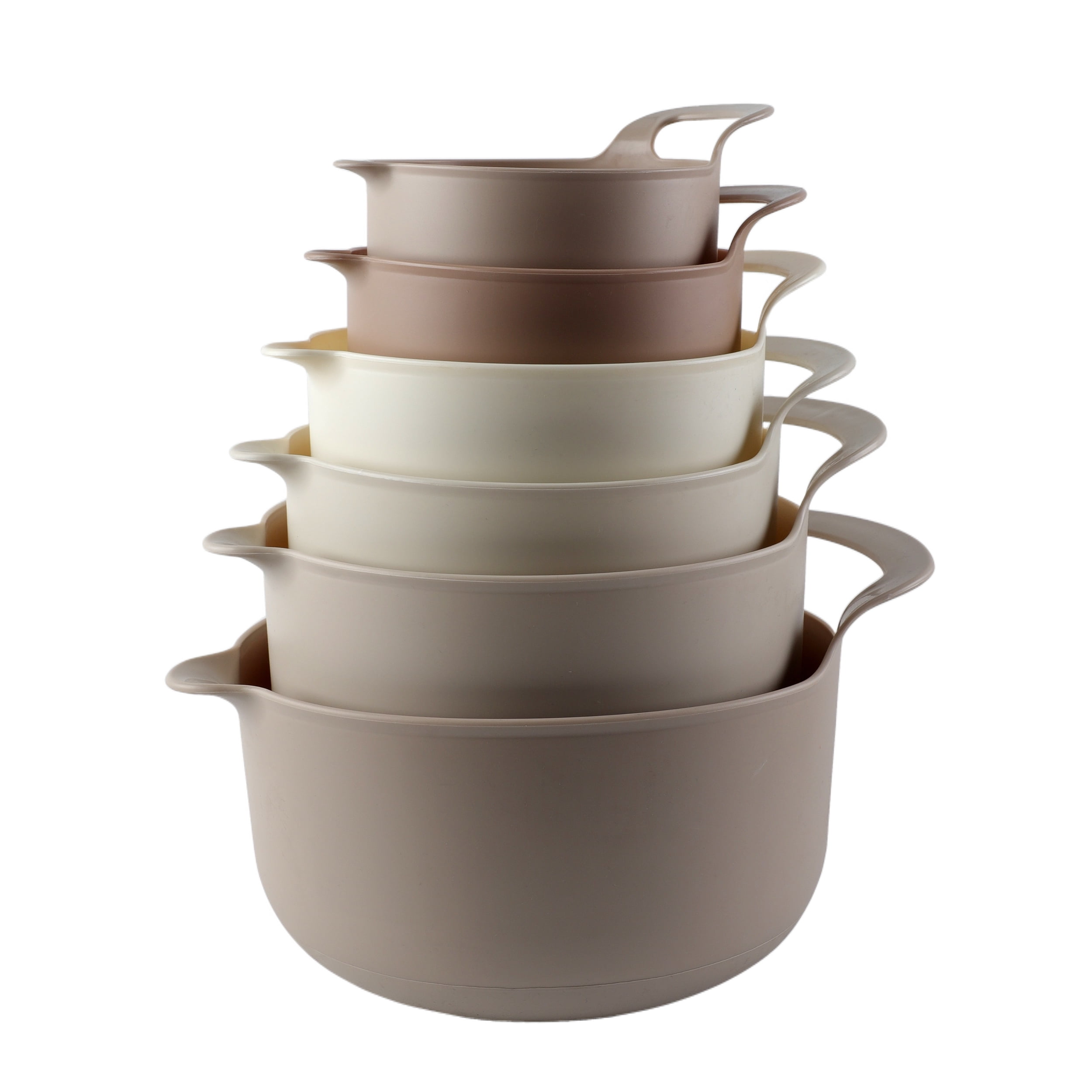 Cook with Color 6Piece Batter Bowl Set Measuring, Mixing