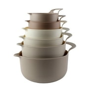 Cook with Color 6-Piece Batter Bowl Set   Measuring, Mixing & Dishwasher Safe