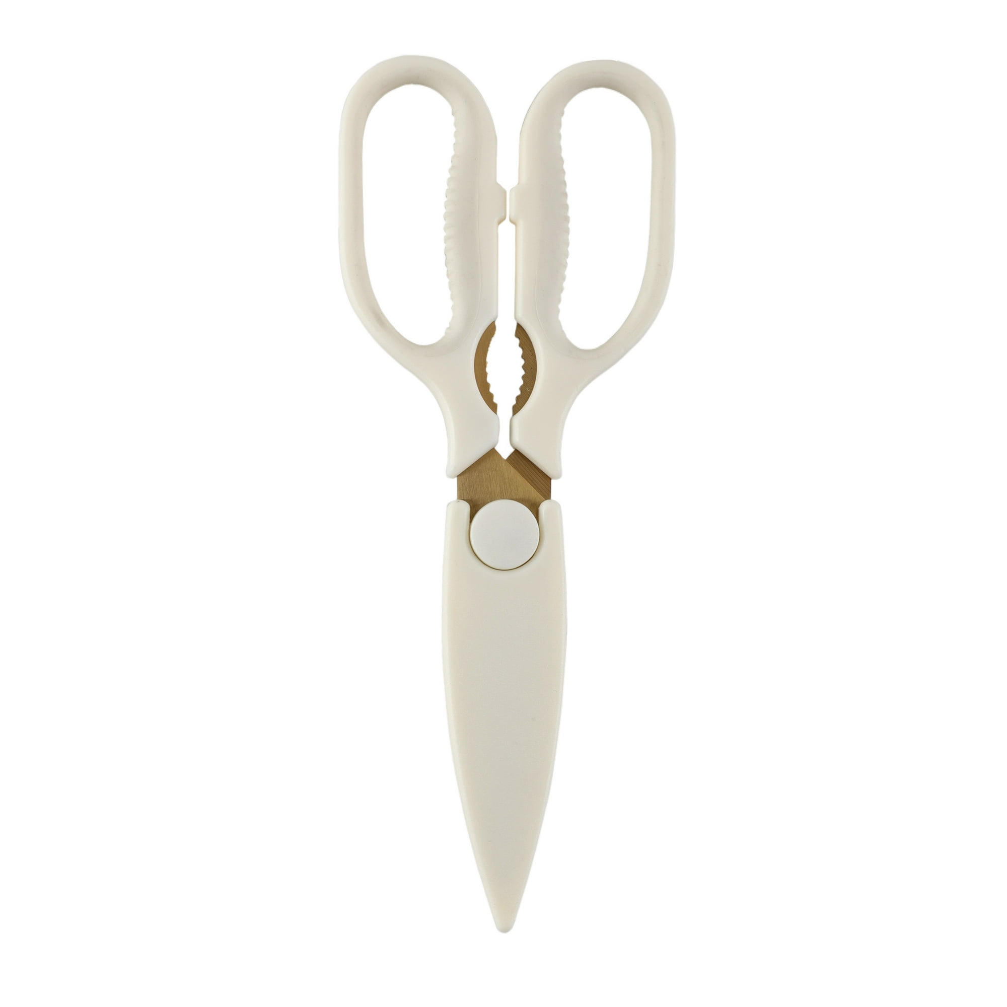 Cook with Color Stainless Steel Kitchen Shears, Utility Kitchen Scissors for Food, Herbs, Poultry, & Meat
