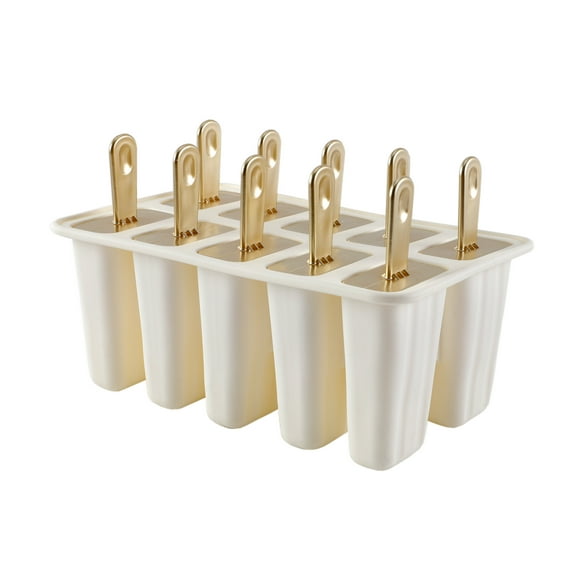 Cook with Color Silicone Ice Pop Mold, 10-Cavity  – Flexible, Durable & Easy to Use