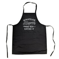 Cookout Apron Whatever Happens Were Eating It Grilling Baking Kitchen Chef Gift