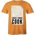 thumbnail image 1 of Cooks Gonna Cook with Kitchen Tools Funny Cooking quote Men's T-Shirt, 1 of 4