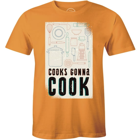 Cooks Gonna Cook with Kitchen Tools Funny Cooking quote Men's T-Shirt