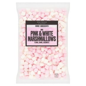 Cooks Ingredients Mini Pink & White Marshmallows 150g - Pack of 6