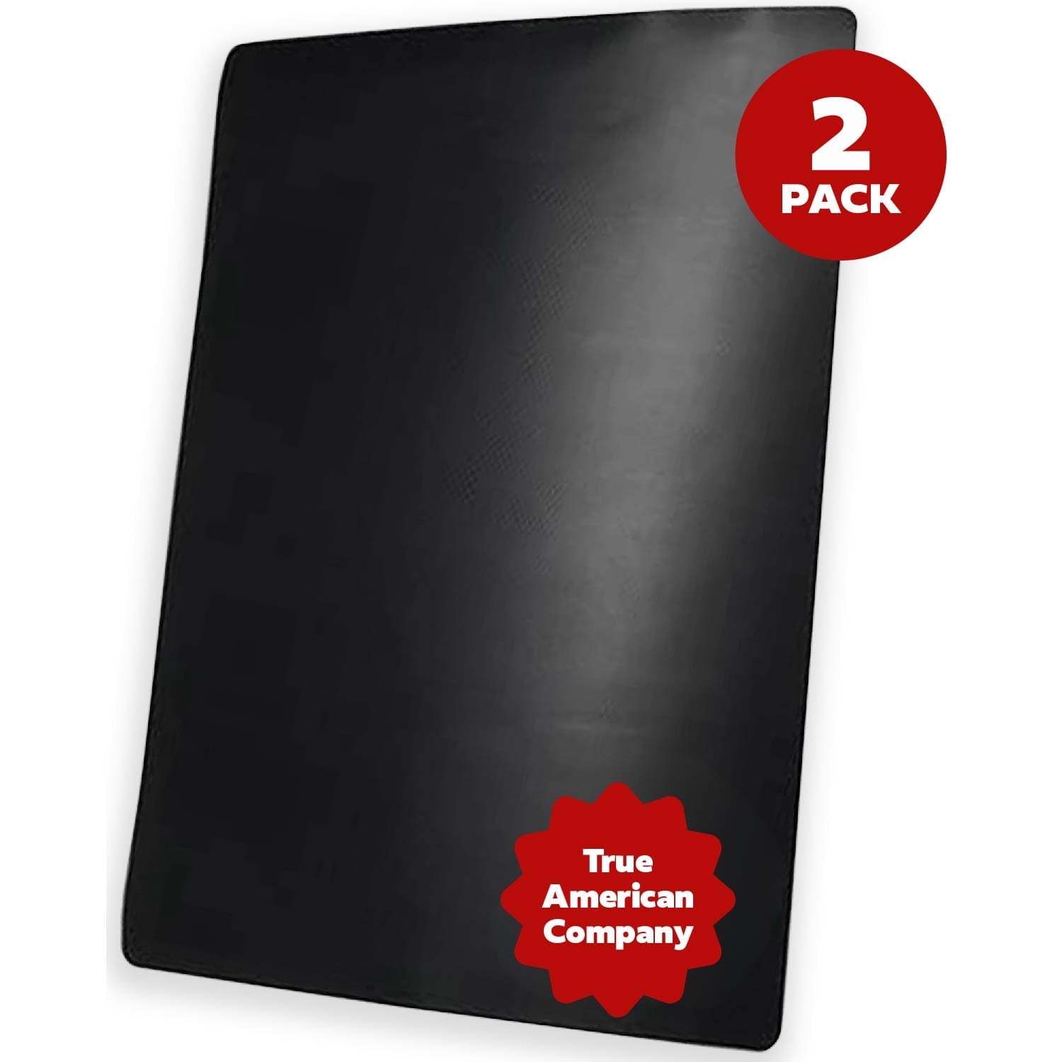 Cooks Innovations Non-Stick Oven Liner - Heavy Duty Heat Resistant, BPA Free Mat to Protect Oven Racks – Black 2-Pack