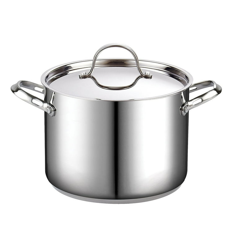 Cooks Standard Large 8-Quart Stainless Steel Stockpot with