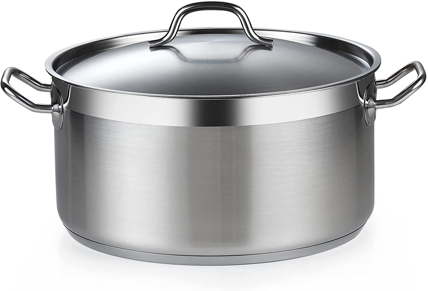 Stainless Steel Cookware Stock Pot with Glass Lid, Large Pot Capacity for  Soup, Sauce - China Stainless Steel Casserole and Stainless Steel Cookware  price
