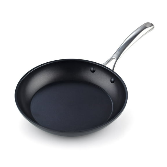 Cooks Standard Nonstick Frying Pan, 10.5-inch Non Stick Pan, Classic Hard Anodized Nonstick Skillet Omelette Egg Saute Pan, Black
