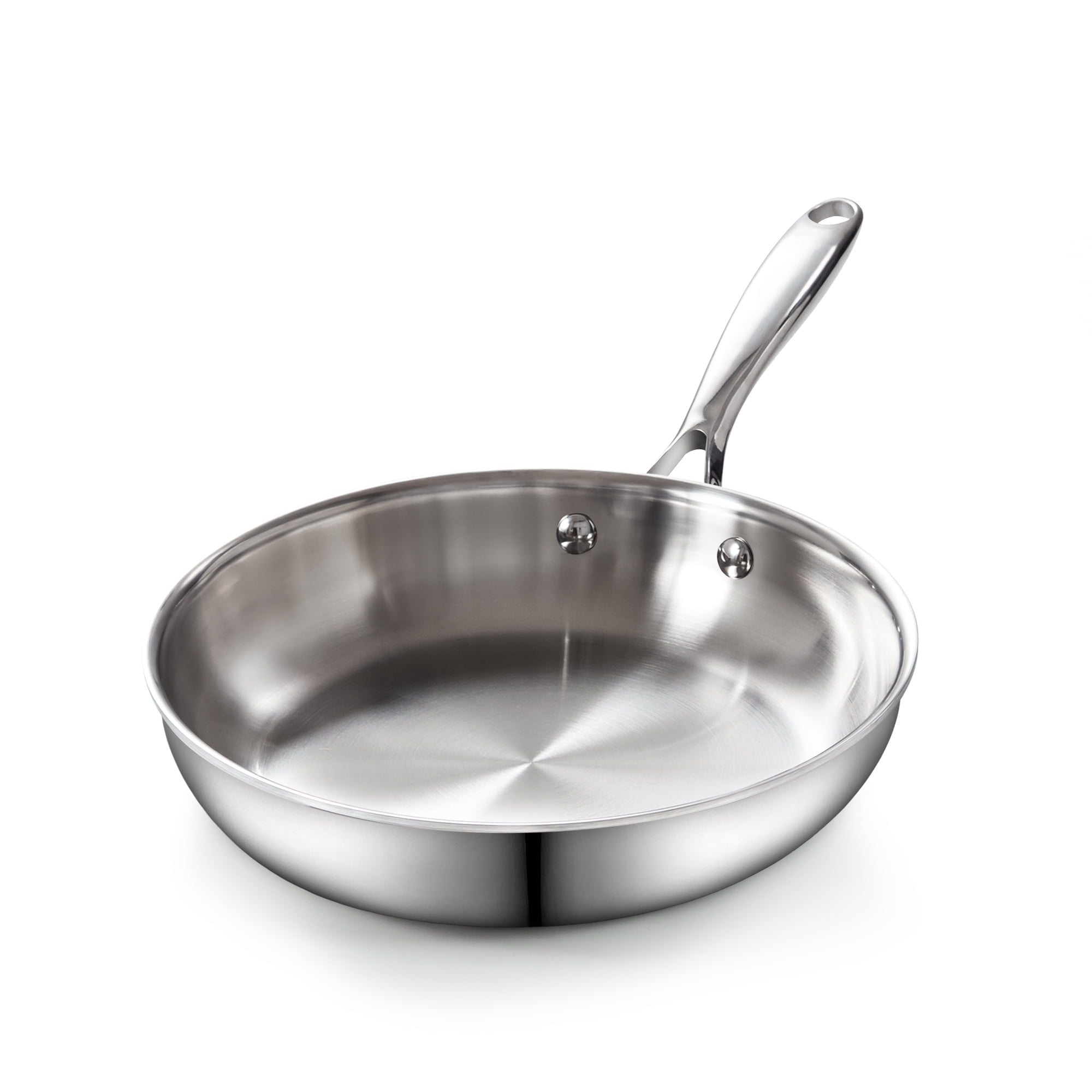 Cooks Standard 10-Inch Stainless Steel Frying Pan, Multi-Ply Clad