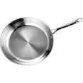 thumbnail image 1 of Cooks Standard Frying Pan Stainless Steel, 12-Inch Multi-Ply Clad wok Stir Fry Pan Kitchen Skillet, Silver, 1 of 7