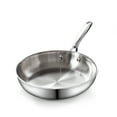 thumbnail image 1 of Cooks Standard Frying Pan Stainless Steel, 8-Inch Multi-Ply Clad wok Stir Fry Pan Kitchen Skillet, Silver, 1 of 7