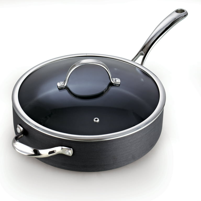 Cooks Stainless Steel 5-qt. Deep Saute Pan, Color: Stainless Steel