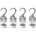thumbnail image 1 of Cooks Standard Classic Hooks, 4 Pack Aluminum Ceiling Hooks for Pot Rack, 30 lbs Max Load Heavy Duty Kitchen Hooks Hanger , Waterproof and Oilproof, 1 of 5
