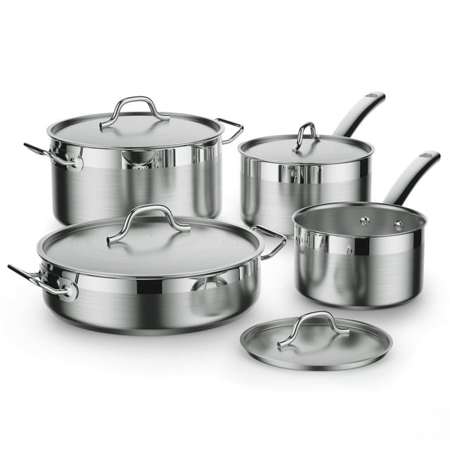 Cooks Standard Kitchen Cookware Sets Stainless Steel, Professional Pots