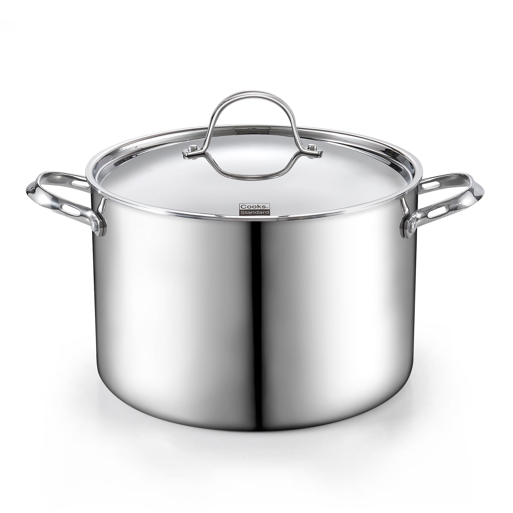 Cooks Standard Multi-Ply Clad Stainless Steel Stock Pot, 12-Quart