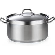 Cooks Standard Professional 9 Quart Stainless Steel Stock Pot, Dutch Oven Pot with Lid, Stockpot with Lid for Pasta, Soup, Spaghetti, Oven Safe, Dishwasher Safe, Cookware for Canning, Simmer