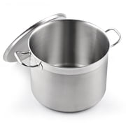 Cooks Standard Professional 20 Quart Stainless Steel Stock Pot with Lid, Large Pot for Cooking Pasta, Soup, Stockpot with Even Heating, Oven Safe, Dishwasher Safe, Cookware for Canning, Boiling