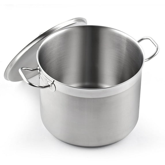 Cooks Standard Stainless Steel Stockpots, 8 Quart Professional Grade Stock Pot with Lid, Oven Safe Induction Kitchen Cooking Pot