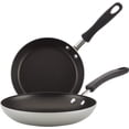 thumbnail image 1 of Cookstart Aluminum DiamondMax Nonstick Skillet Set, 2-Piece Cookware Silver, 1 of 4