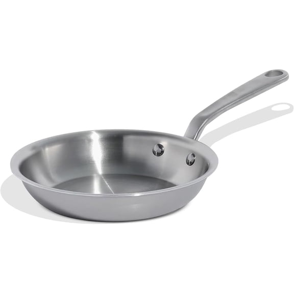 Cookware - 10-ch Staless Steel Fryg Pan - 5 Ply Staless Clad - Professional Cookware - Crafted - duction Compatible