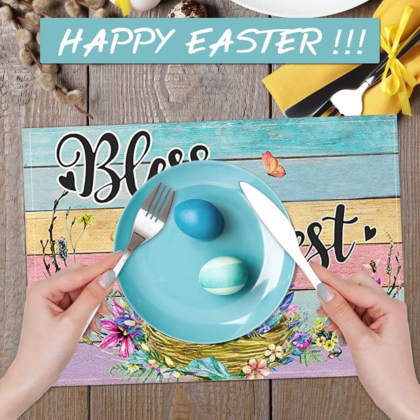Cookware Easter Feast Table Placemats Dress Up Place MATS For The
