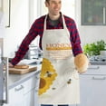 Cookware Festival Printed Linen Sleeveless Apron Kitchen Oil And Stain